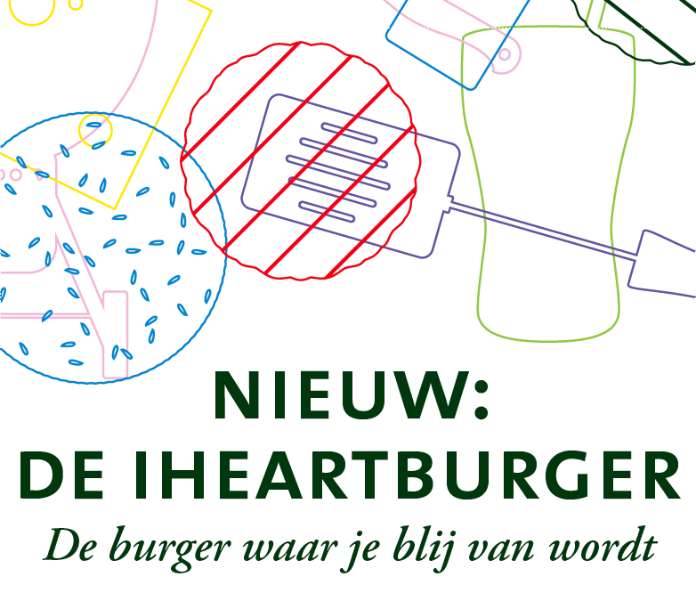 De iHeartburger: de burger waar je blij van wordt